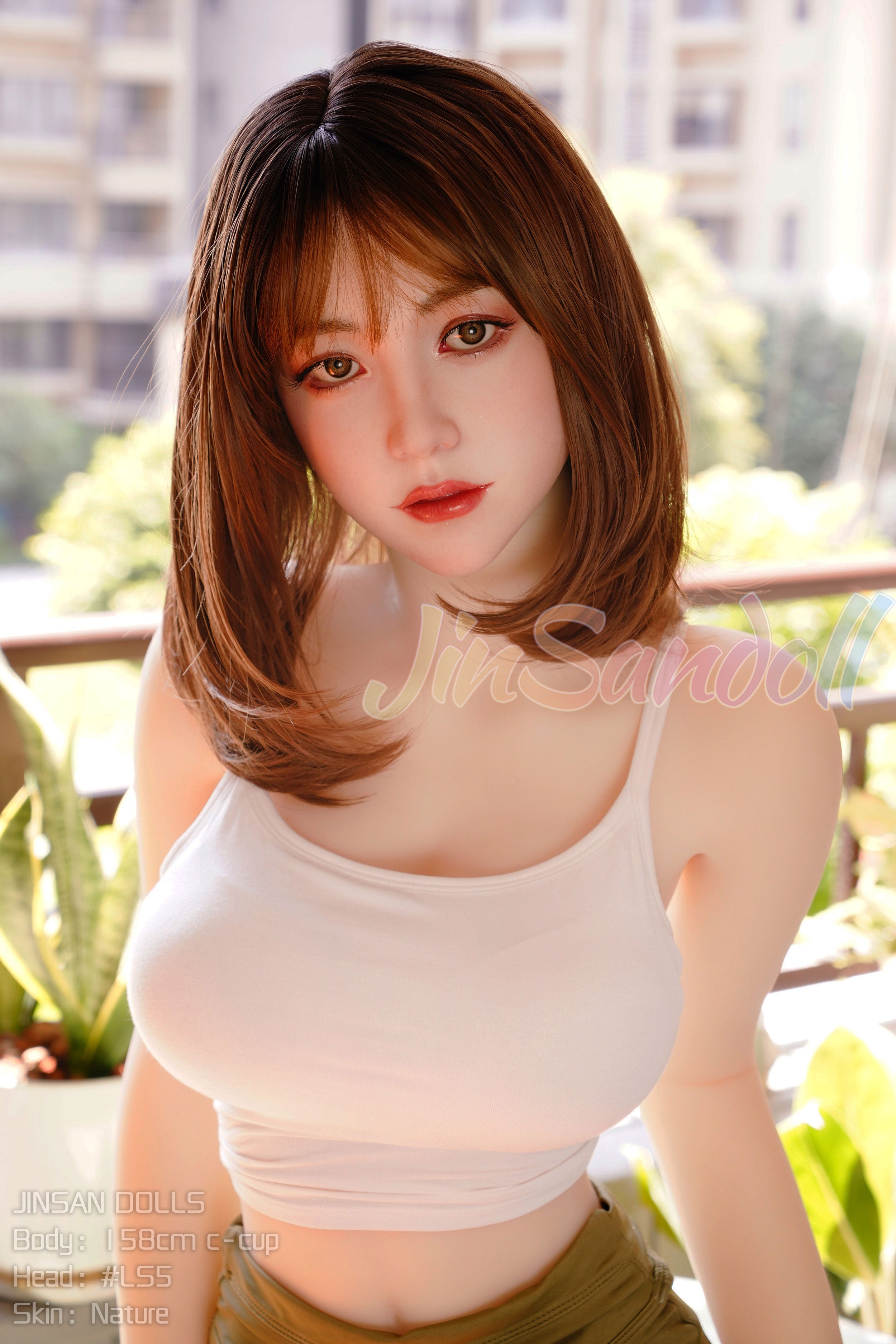 158 cm/5 Fuß 2 C-Körbchen S-TPE Sexpuppe – Violette