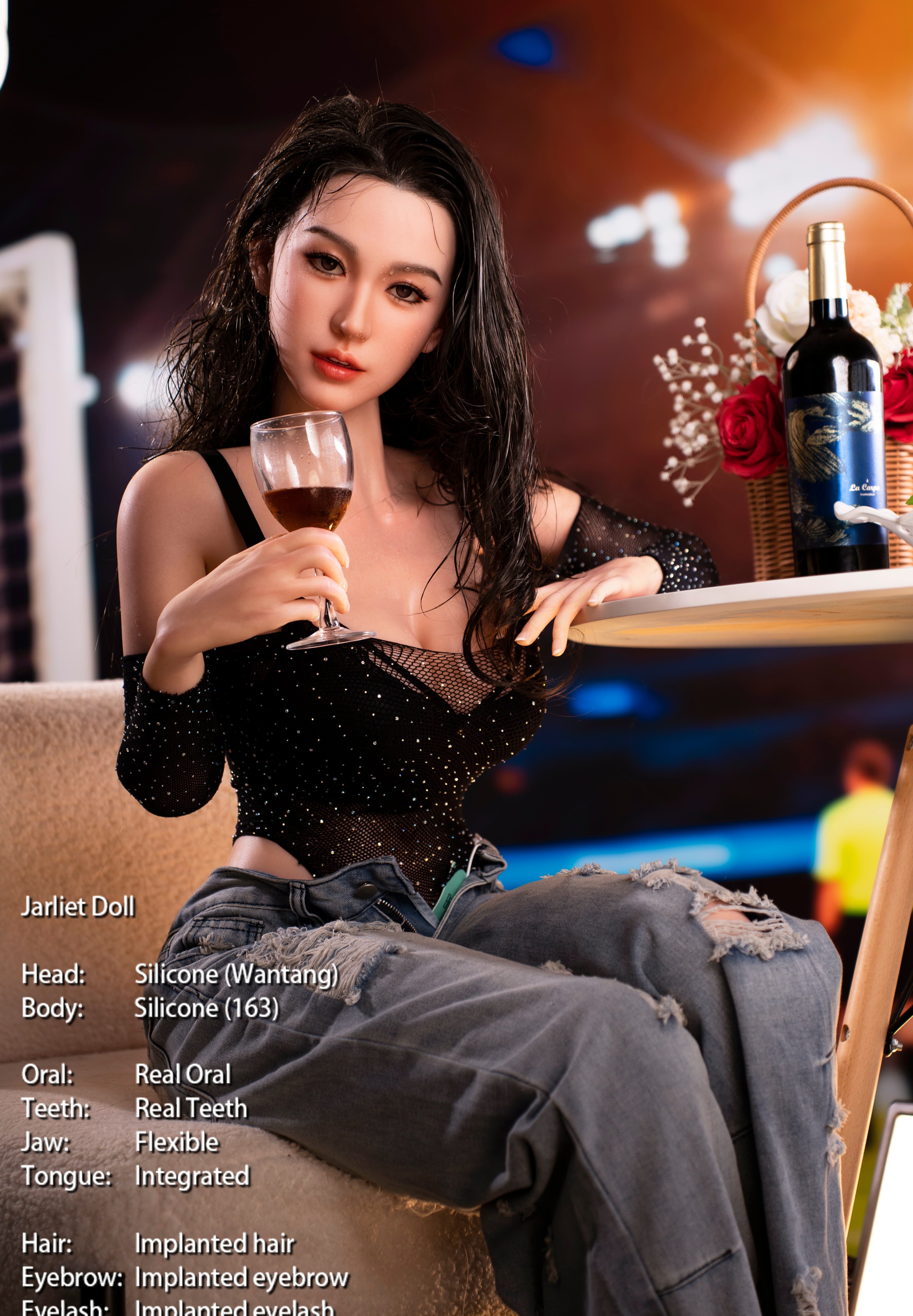 163cm/5ft4 E-cup Silicone Sex Doll – Wantang