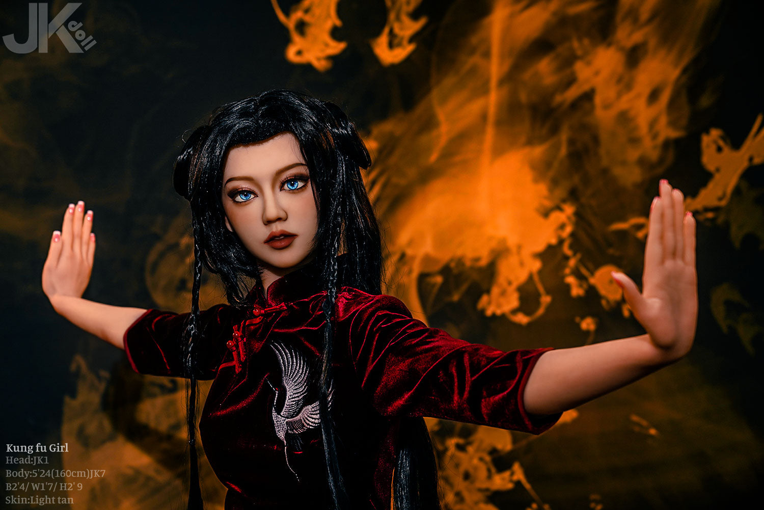 160 cm/5 Fuß 3 D-Körbchen-S-TPE-Sexpuppe – Mysteria