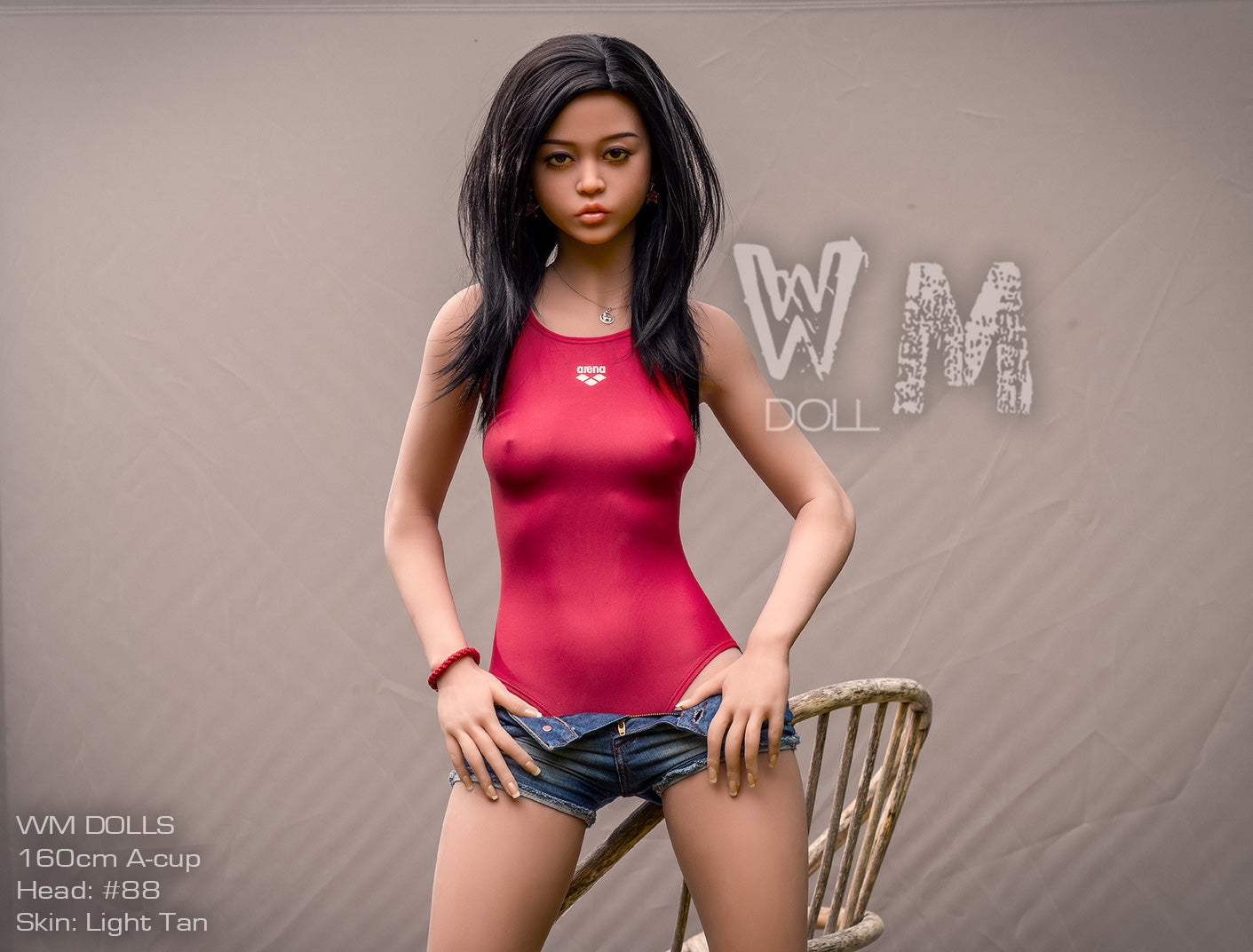 160cm/5ft3 A-cup S-TPE Sex Doll – Fallon