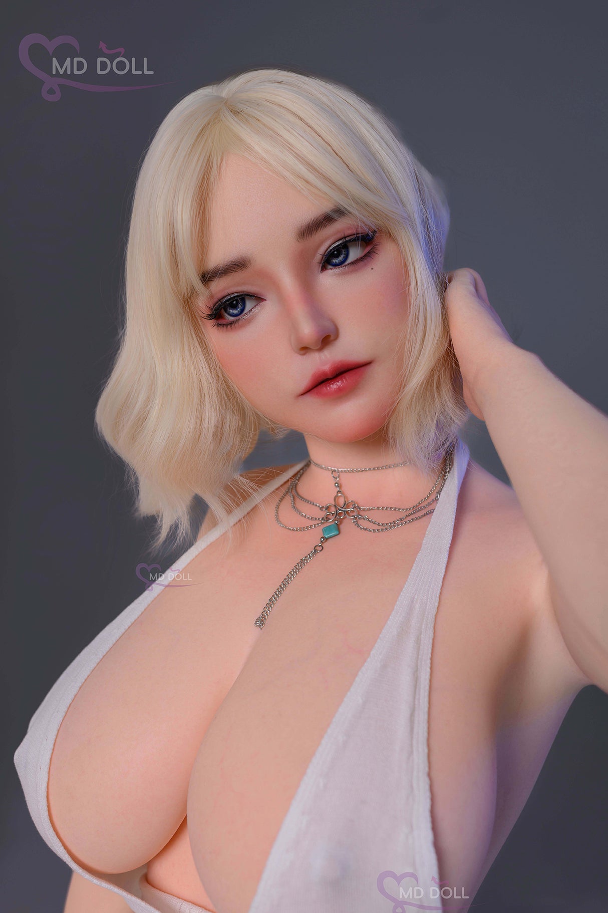 162cm/5ft3 H-cup Silicone Sex Doll – Emberly