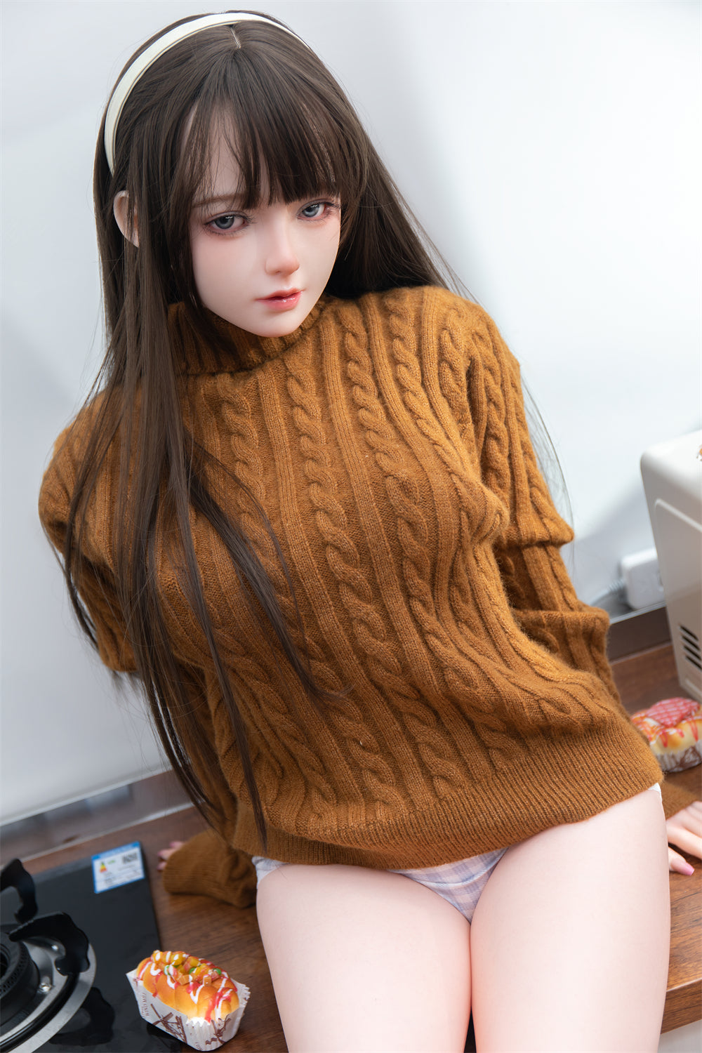 身長148cm/4フィート8インチ、Dカップのシリコン製セックスドール – エラリア