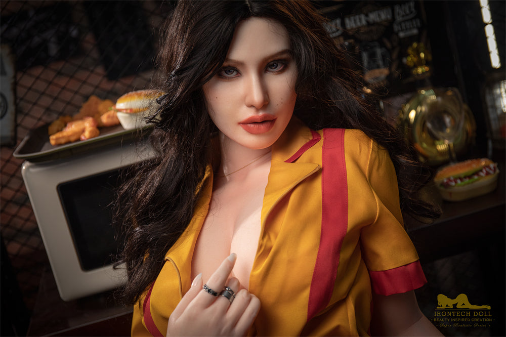 164cm/5ft4 F-cup Silicone Sex Doll – Pearl