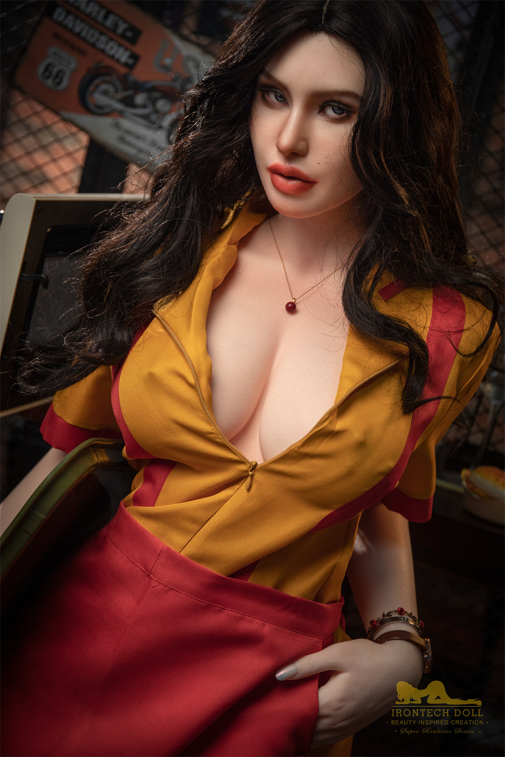 164cm/5ft4 F-cup Silicone Sex Doll – Pearl