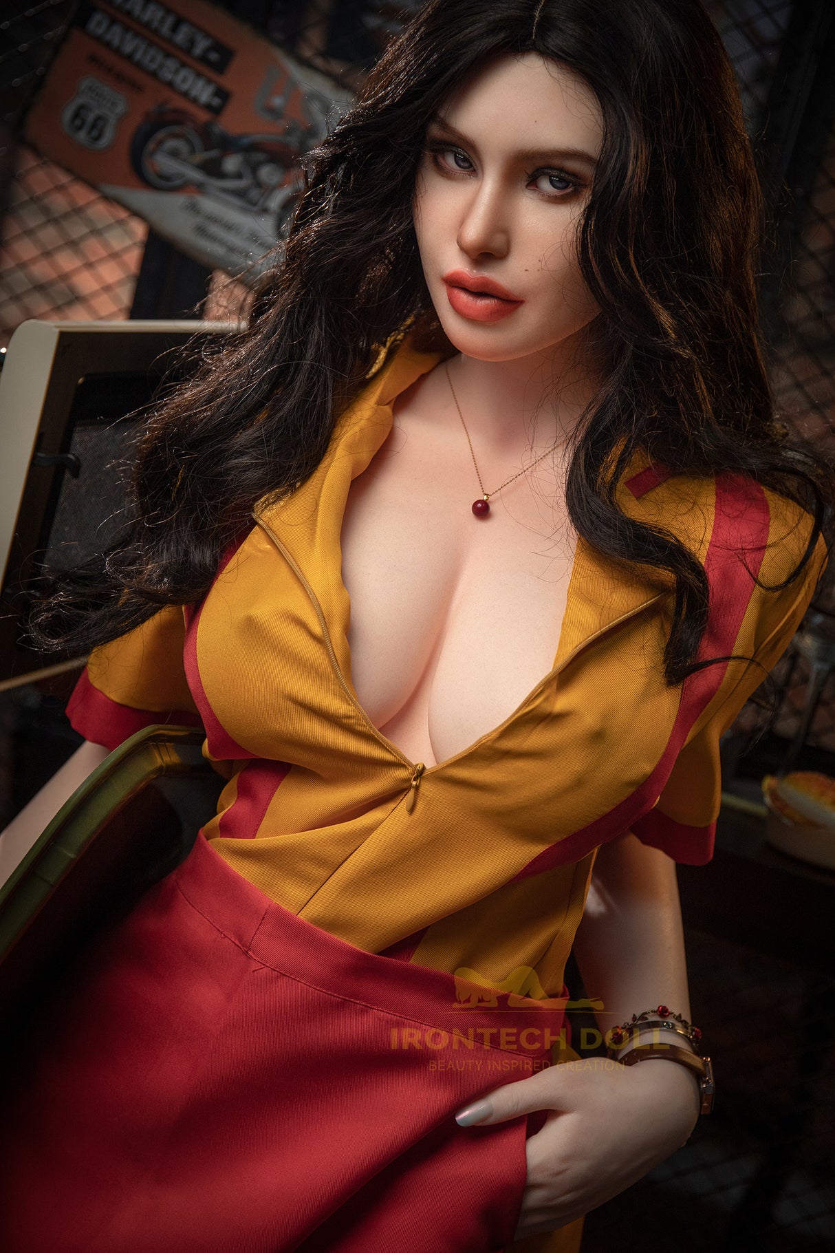 164cm/5ft4 F-cup Silicone Sex Doll – Adrienne