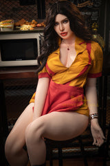 164cm/5ft4 F-cup Silicone Sex Doll – Adrienne