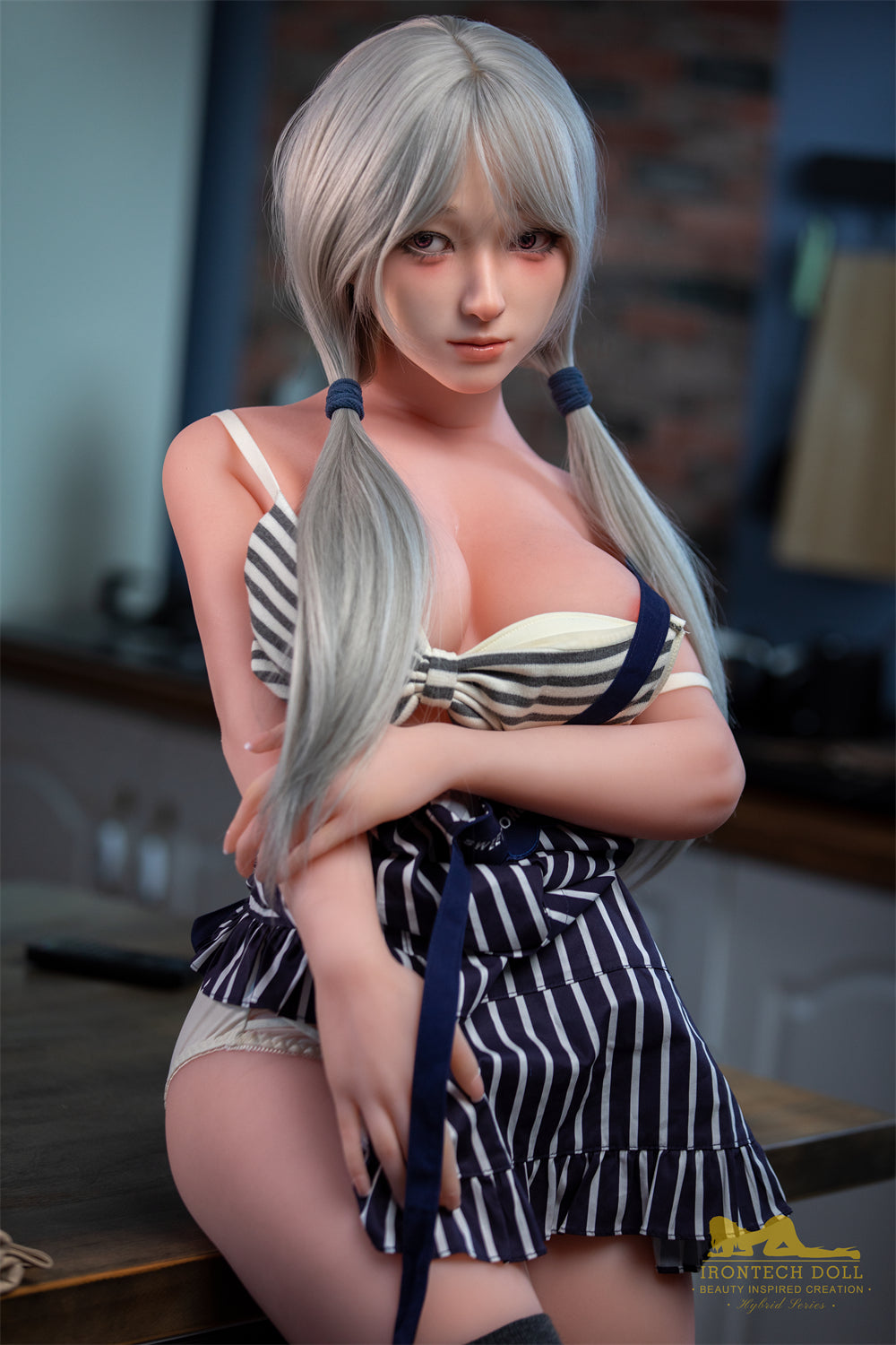 身長154cm/5フィート1インチ、Dカップ、シリコンヘッド、TPEボディのセックスドール – ミユキ