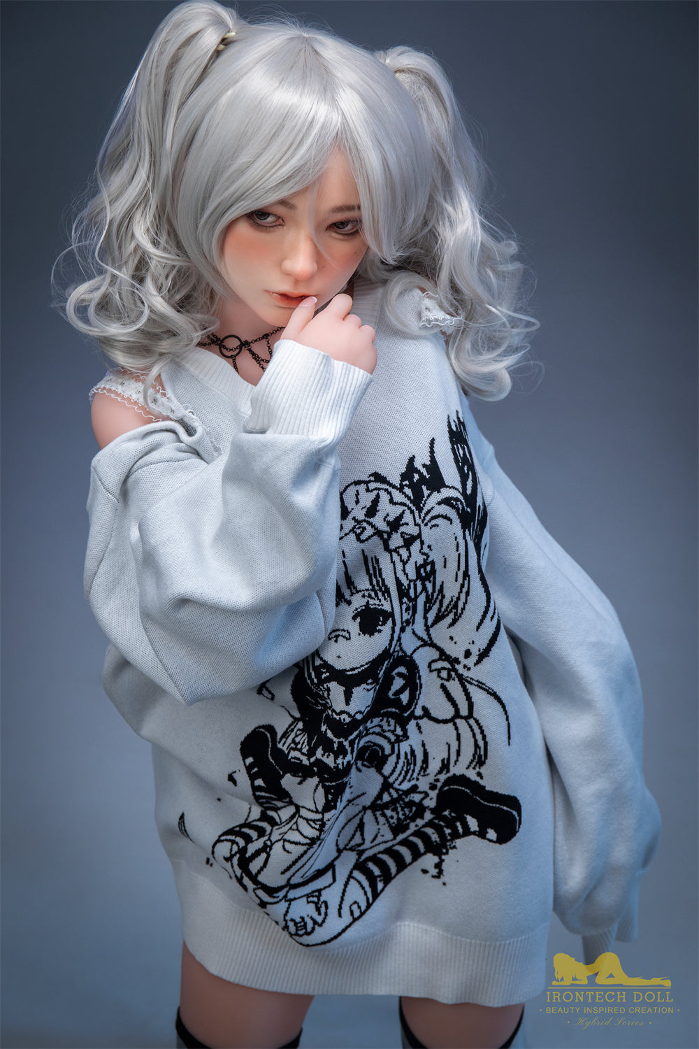 154cm/5ft1 F-cup Silicone Head TPE Body Sex Doll – Vixen