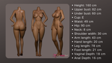 160cm/5ft3 E-cup Silicone Sex Doll – Vesper