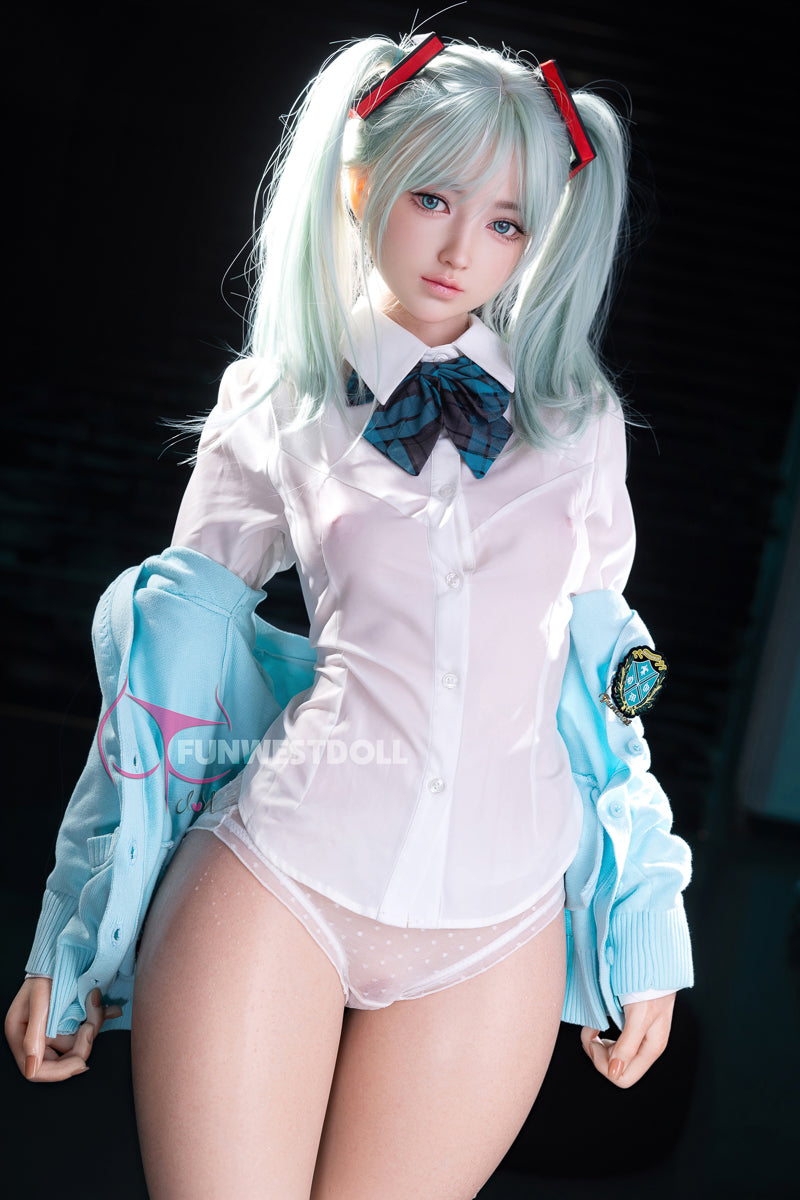 身長159cm/5フィート2インチ、Aカップのシリコン製セックスドール – エイミー