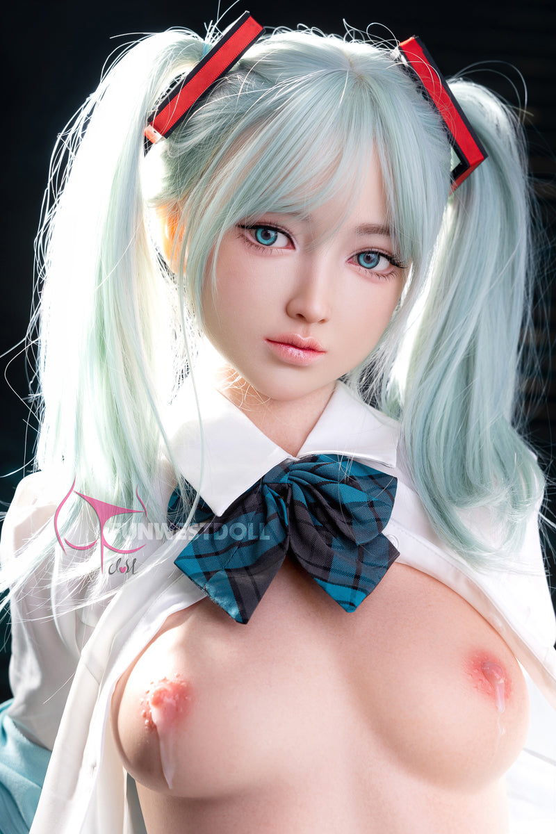 身長159cm/5フィート2インチ、Aカップのシリコン製セックスドール – エイミー