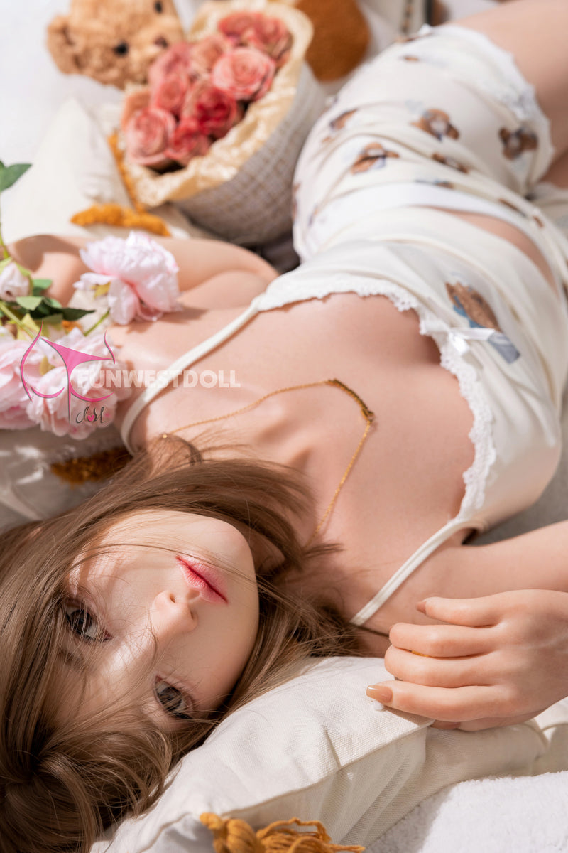 身長159cm/5フィート2インチ、Aカップのシリコン製セックスドール – エイミー