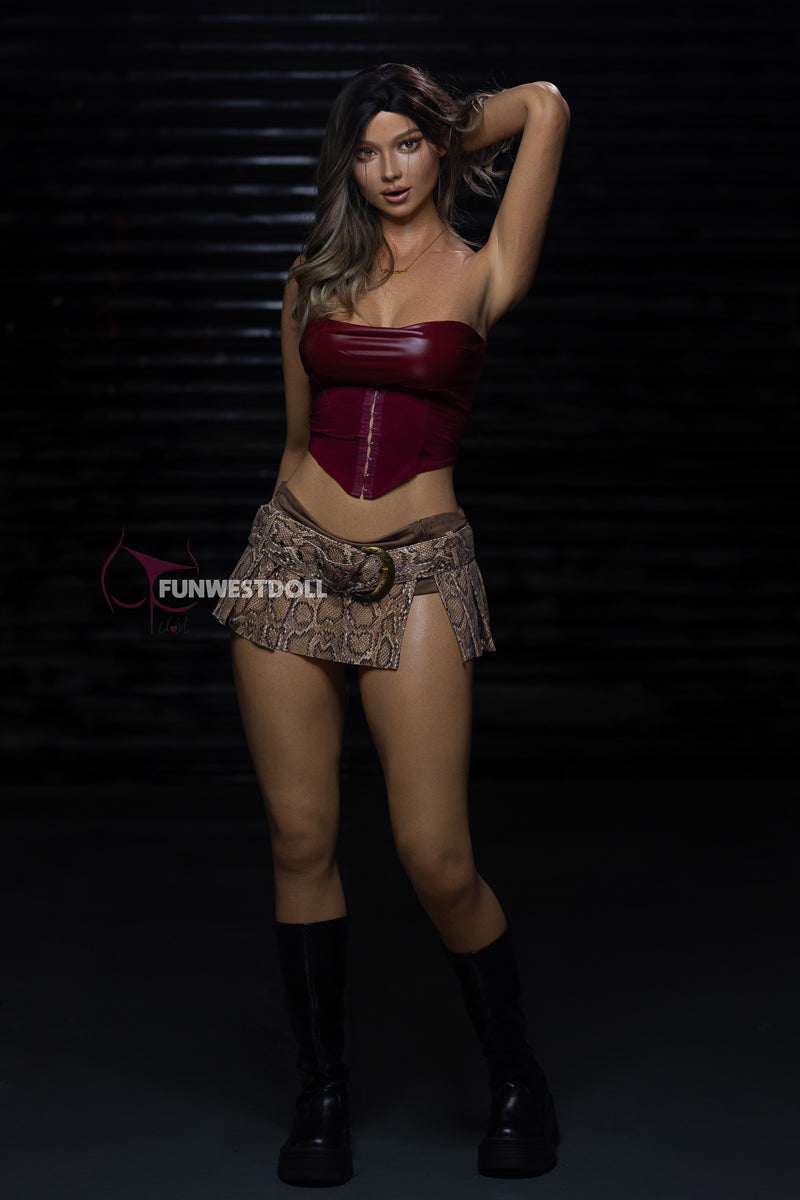 168cm/5ft5 D-cup Silicone Sex Doll – Rose