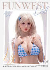157cm/5ft2 G-cup Silicone Sex Doll – Lily