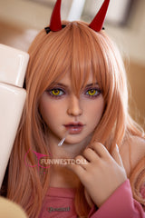 159cm/5ft2 Aカップ TPE製ラブドール – リリー