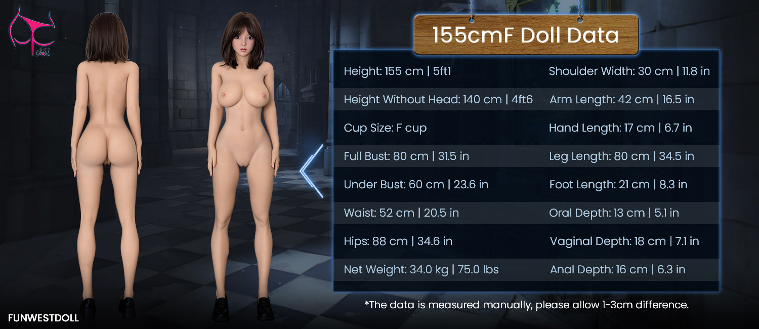 155cm/5ft1 F-cup TPE Sex Doll – Nika