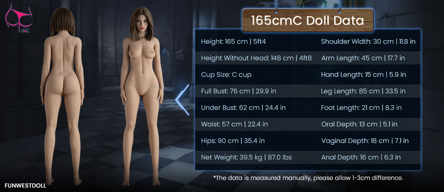 165cm/5ft5 C-cup TPE Sex Doll – Sheila