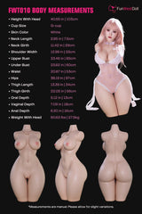 103cm/3ft4 G-cup Silicone Sex Doll Torso – Lucy