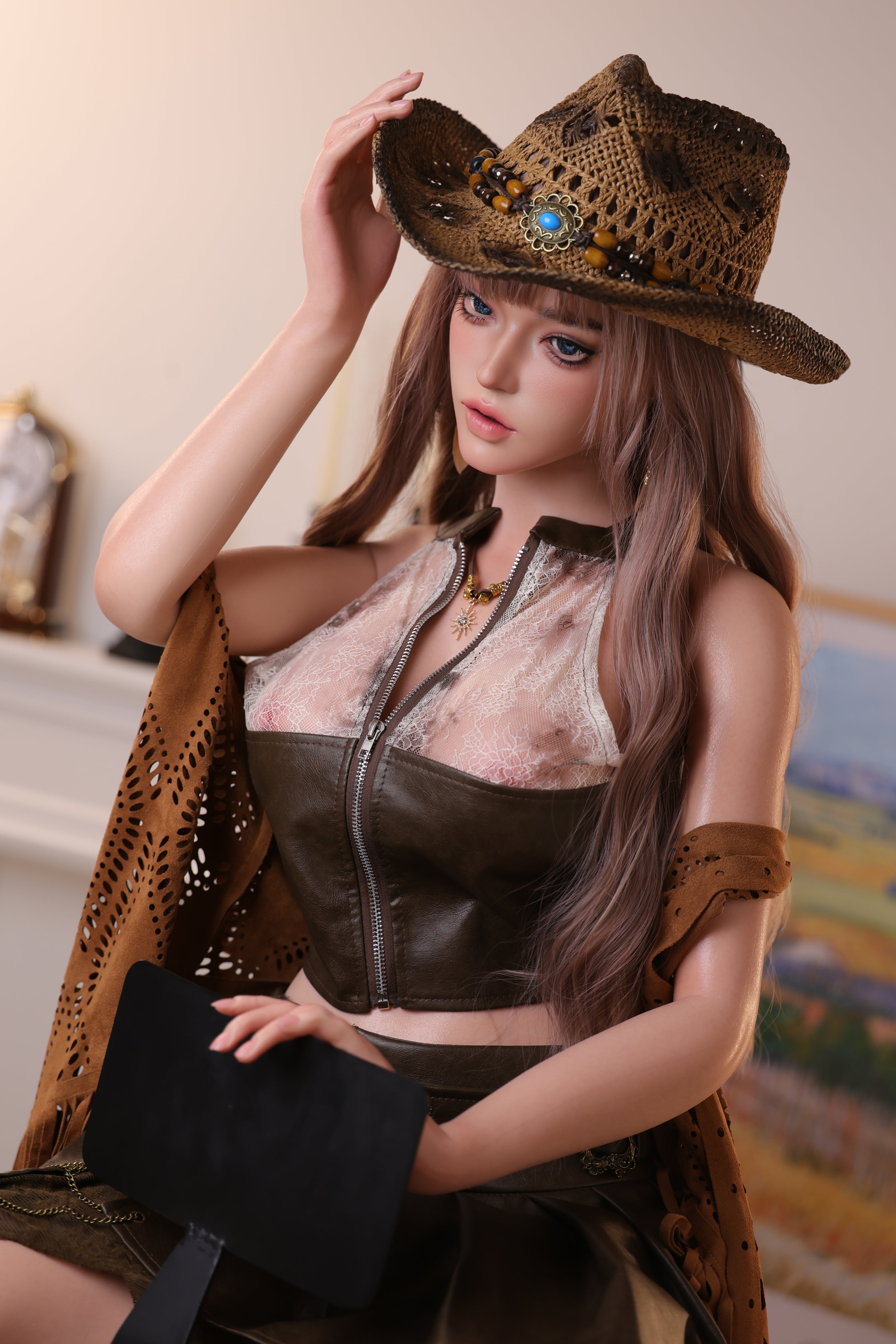 163cm/5ft4 D-cup Silicone Sex Doll – Anissa