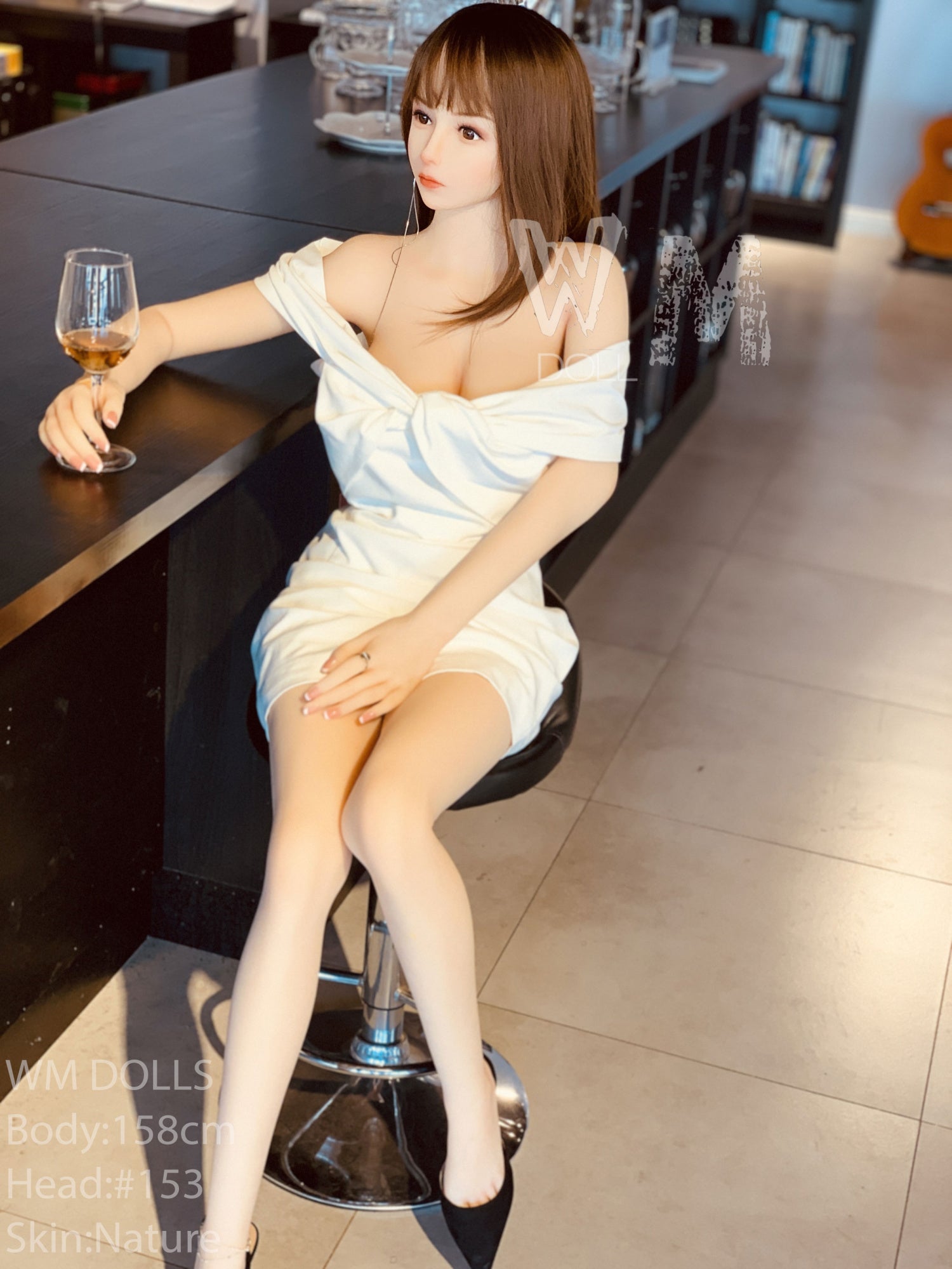 158 cm/5 Fuß 2 E-Körbchen S-TPE Sexpuppe – Coco