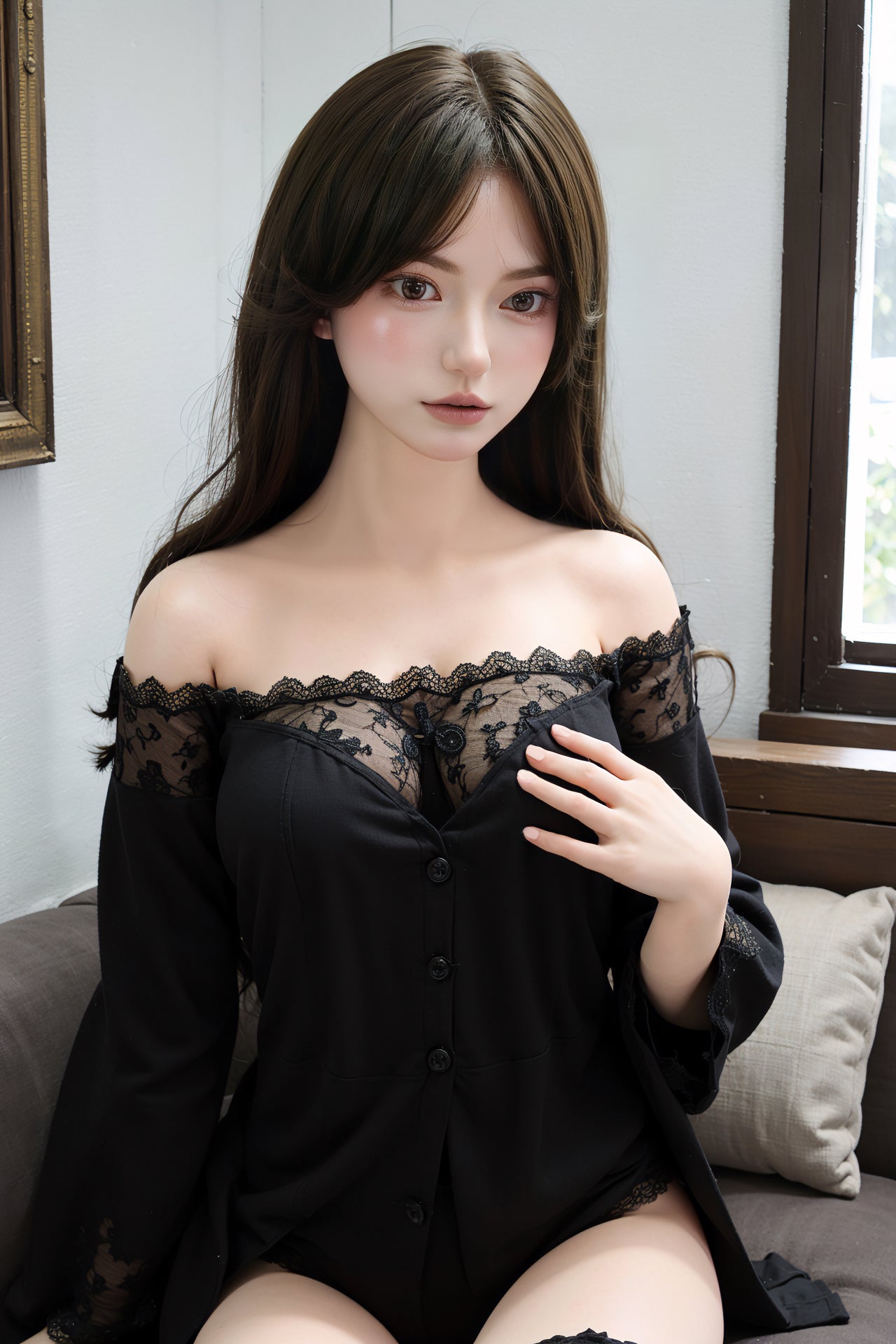 159cm/5ft2 D-cup Silicone Sex Doll – Reina