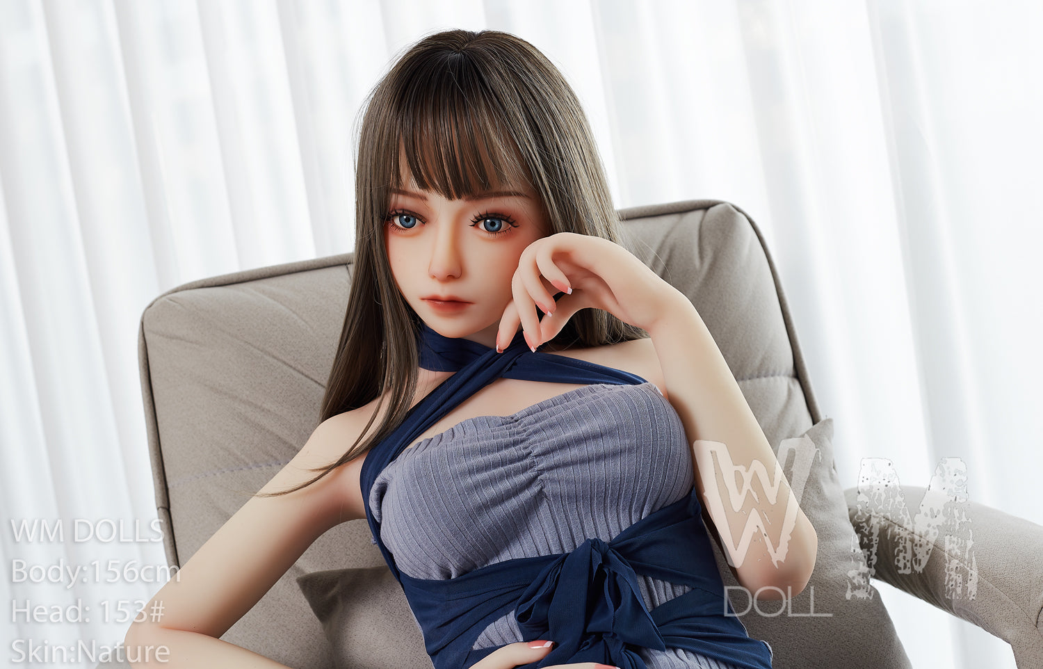156cm/5ft1 Cカップ S-TPE セックスドール – ジャスミン