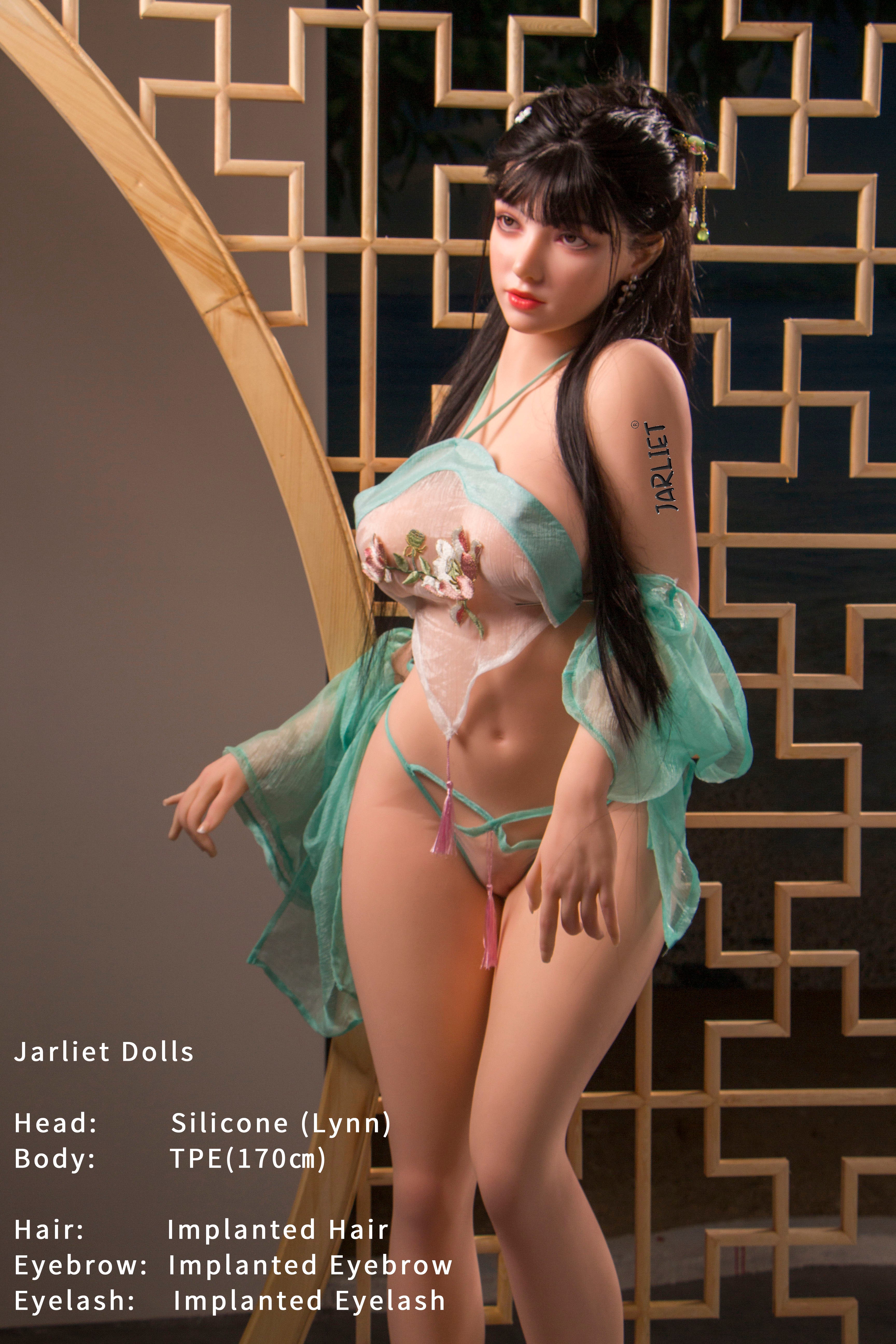 170cm/5ft6 F-cup Silicone Head TPE Body Sex Doll – Vynessa