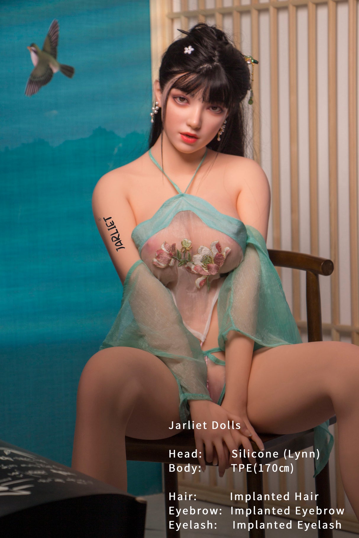 170cm/5ft6 F-cup Silicone Head TPE Body Sex Doll – Vynessa