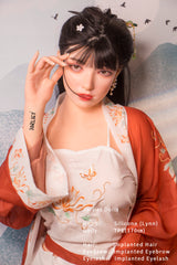 170cm/5ft6 F-cup Silicone Head TPE Body Sex Doll – Vynessa