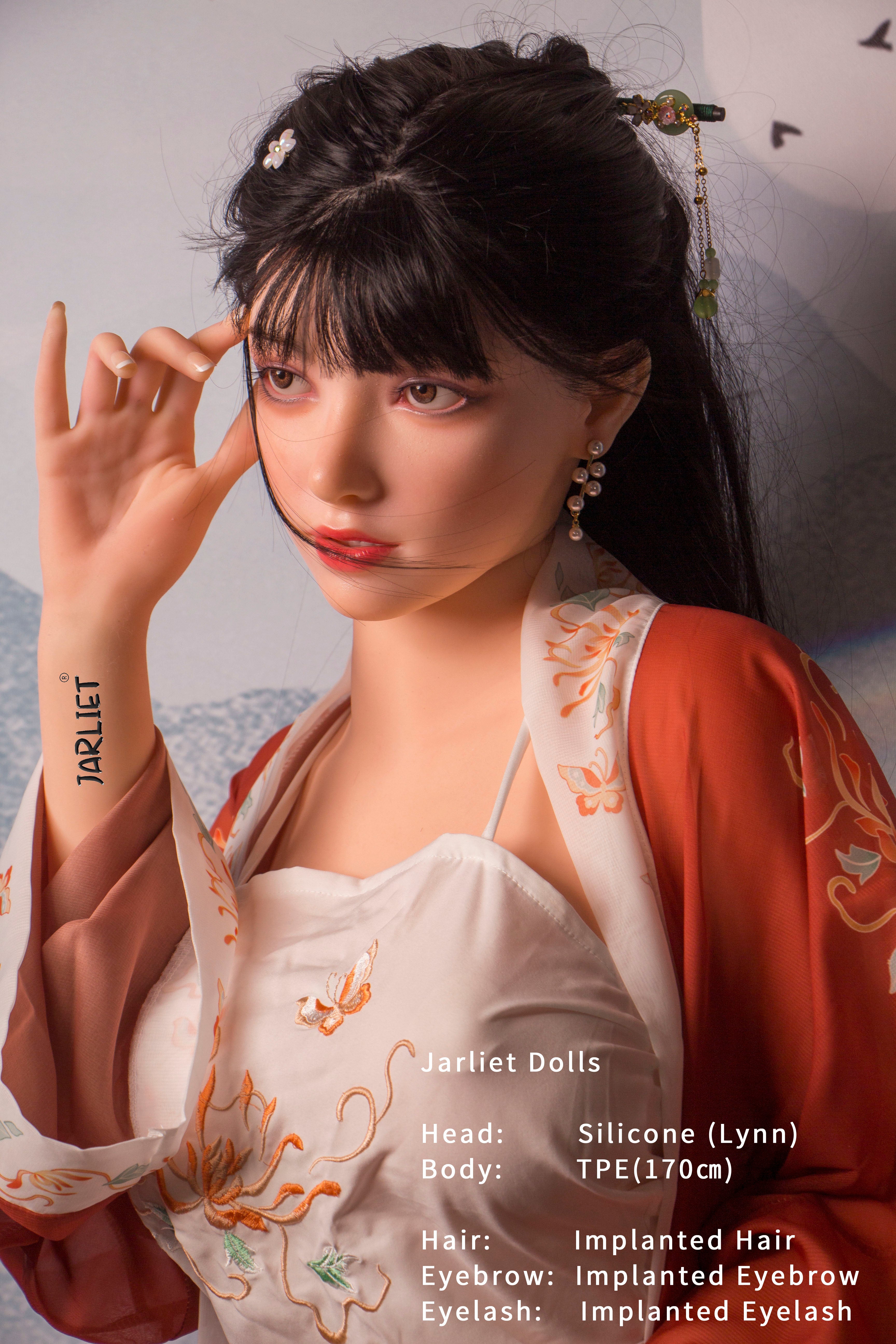 170cm/5ft6 F-cup Silicone Head TPE Body Sex Doll – Vynessa