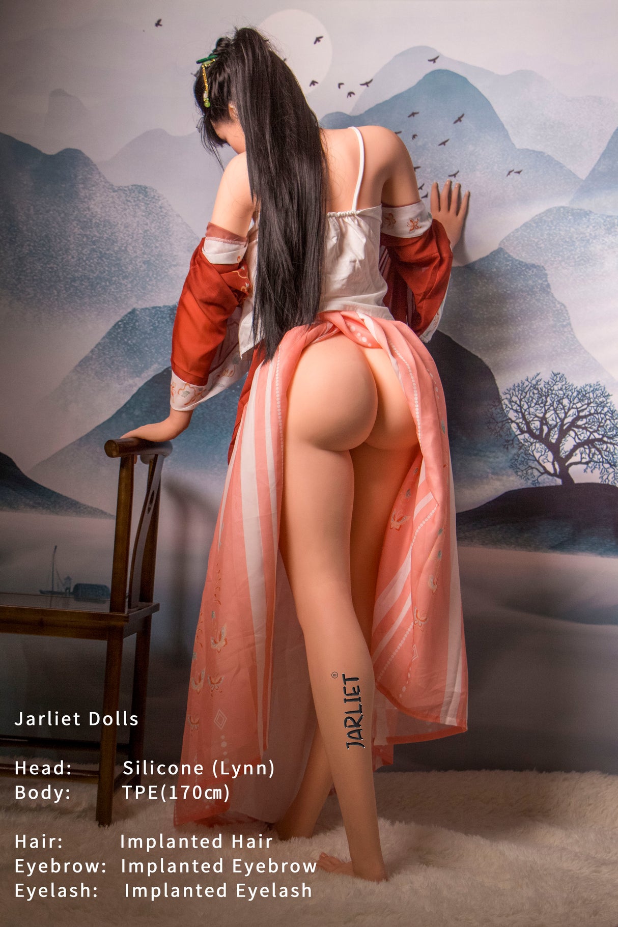 170cm/5ft6 F-cup Silicone Head TPE Body Sex Doll – Vynessa