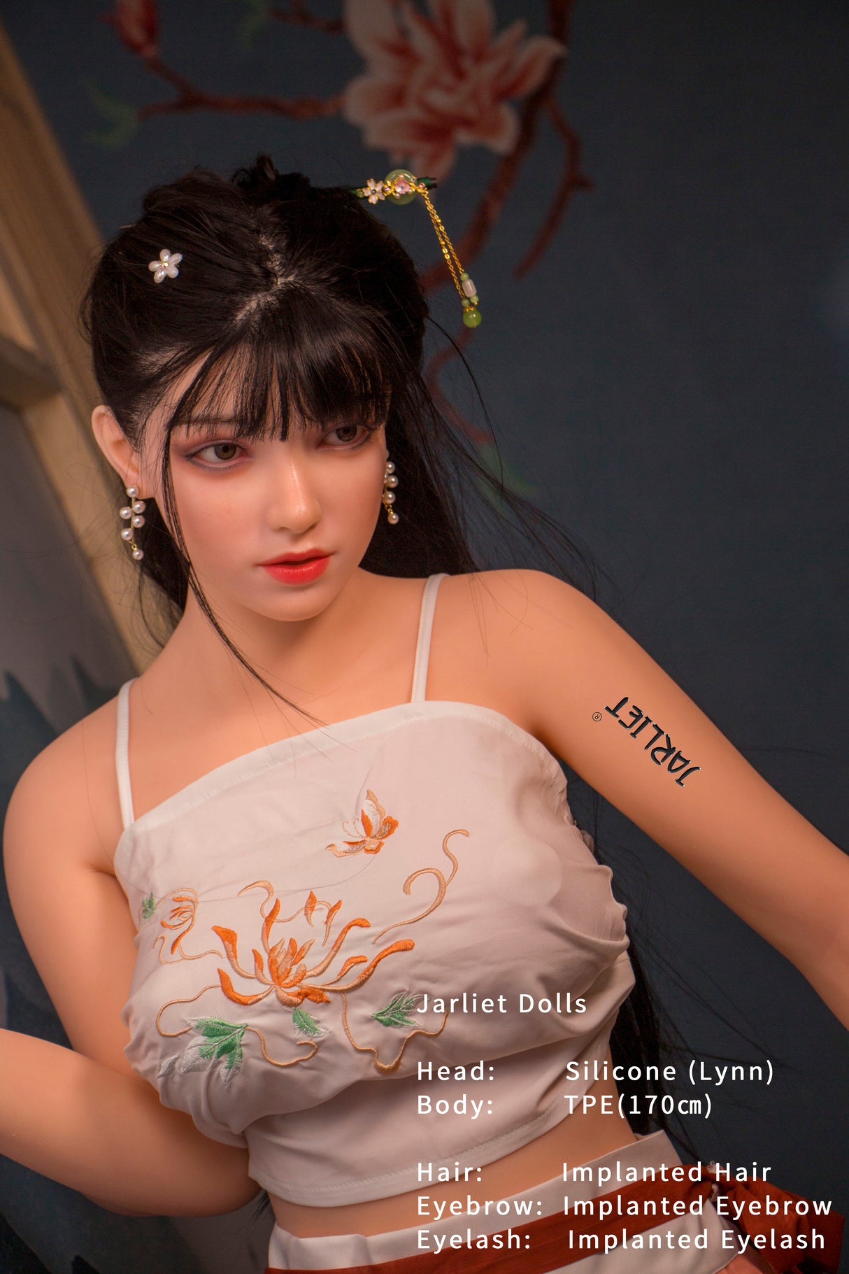 170cm/5ft6 F-cup Silicone Head TPE Body Sex Doll – Vynessa