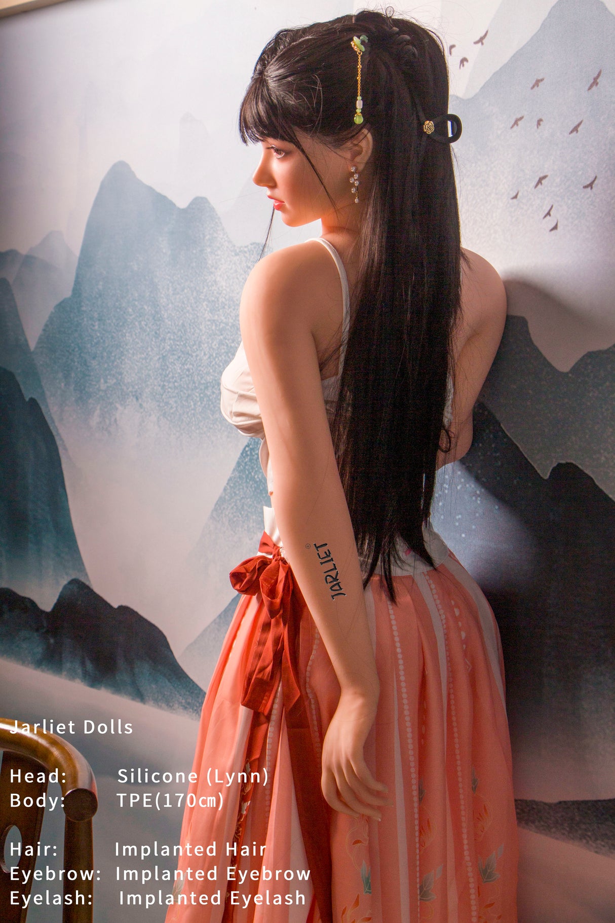 170cm/5ft6 F-cup Silicone Head TPE Body Sex Doll – Vynessa