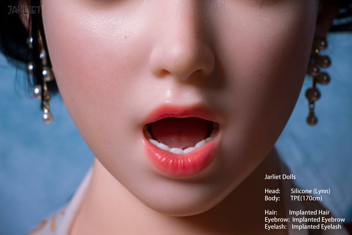 170cm/5ft6 F-cup Silicone Head TPE Body Sex Doll – Vynessa