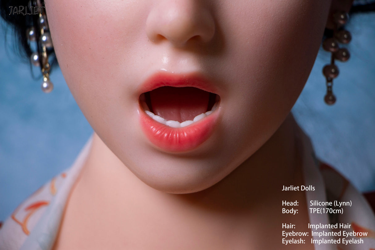 170cm/5ft6 F-cup Silicone Head TPE Body Sex Doll – Vynessa