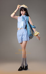 161cm/5ft3 A-cup Silicone Sex Doll – Kurumi