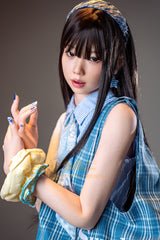 161cm/5ft3 A-cup Silicone Sex Doll – Kurumi