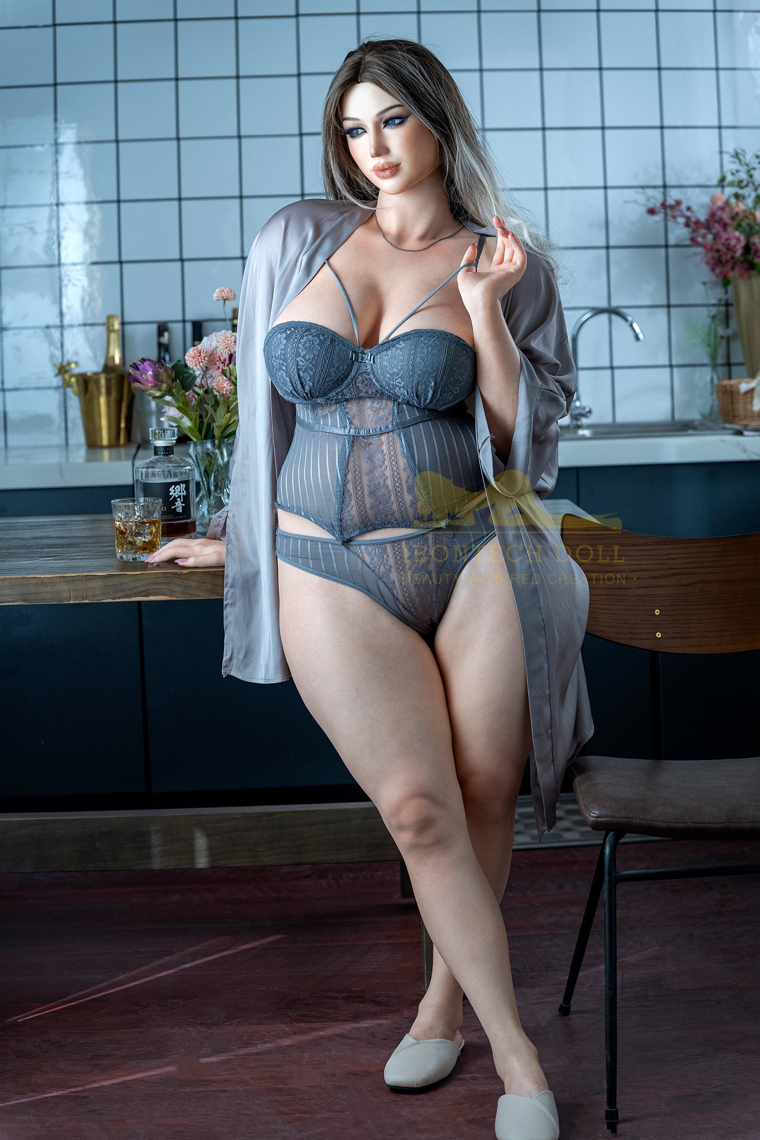 162cm/5ft3 G-cup Silicone Sex Doll – Celine