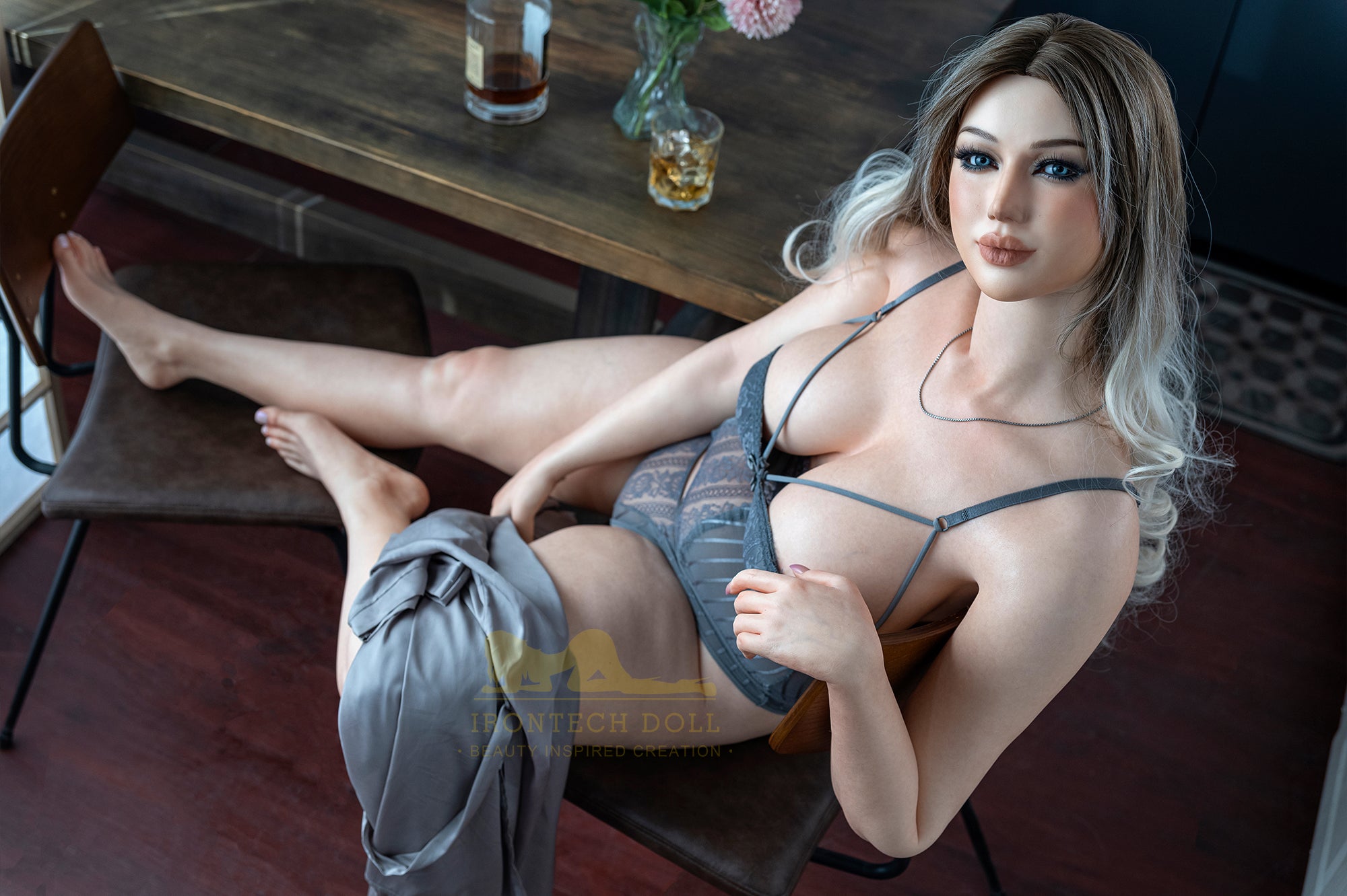 162cm/5ft3 G-cup Silicone Sex Doll – Celine