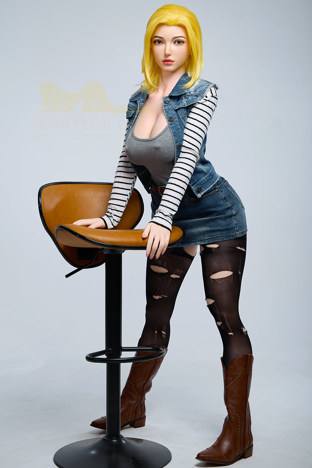159cm/5ft2 G-cup Silicone Sex Doll – Elena