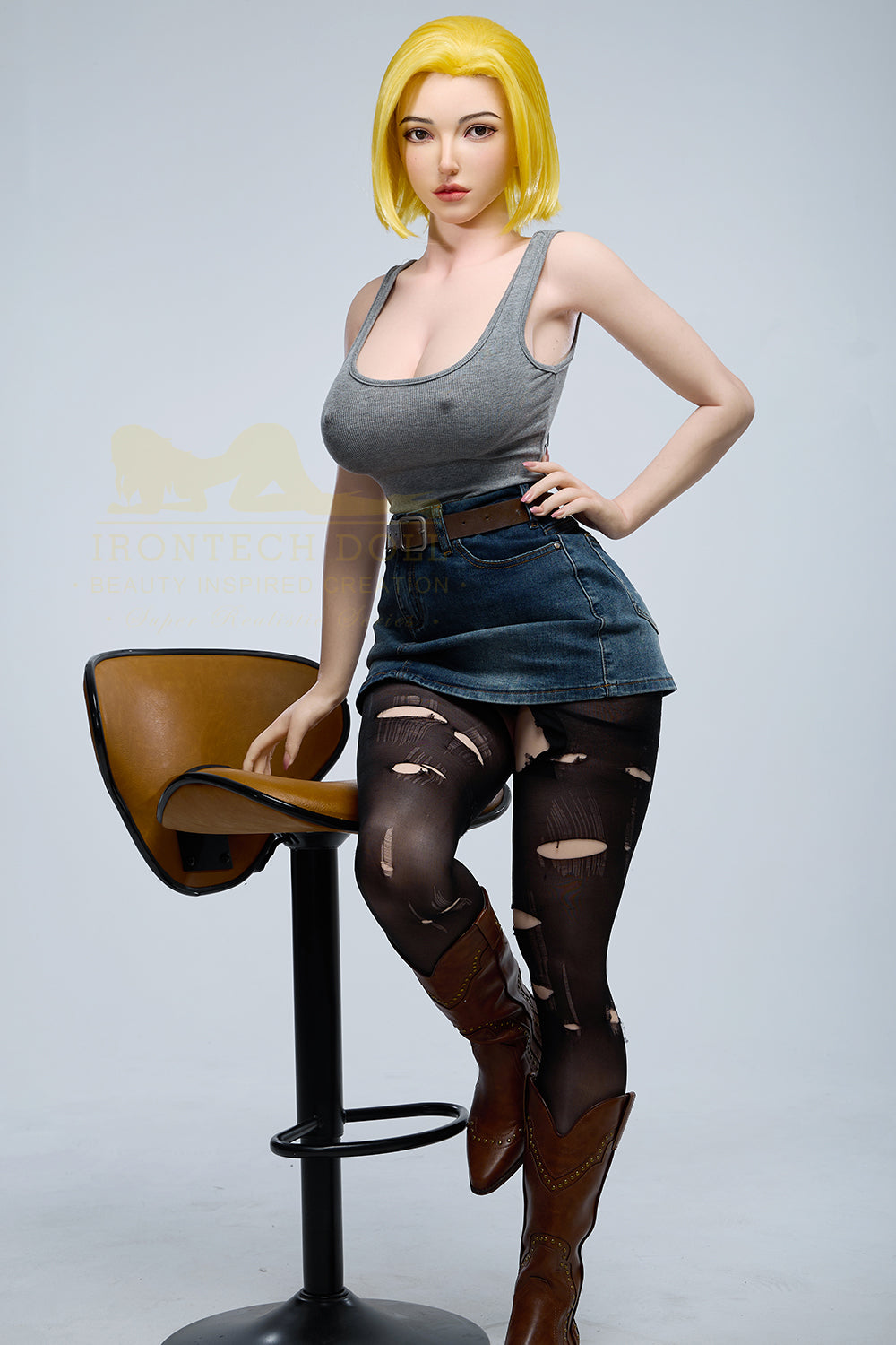 159cm/5ft2 G-cup Silicone Sex Doll – Joline