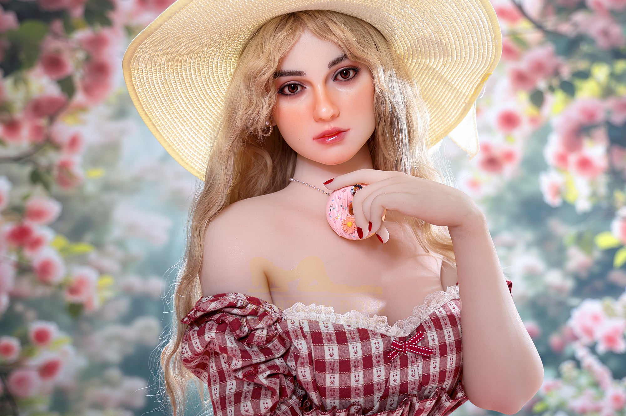 162cm/5ft3 A-cup Silicone Head TPE Body Sex Doll – Tina
