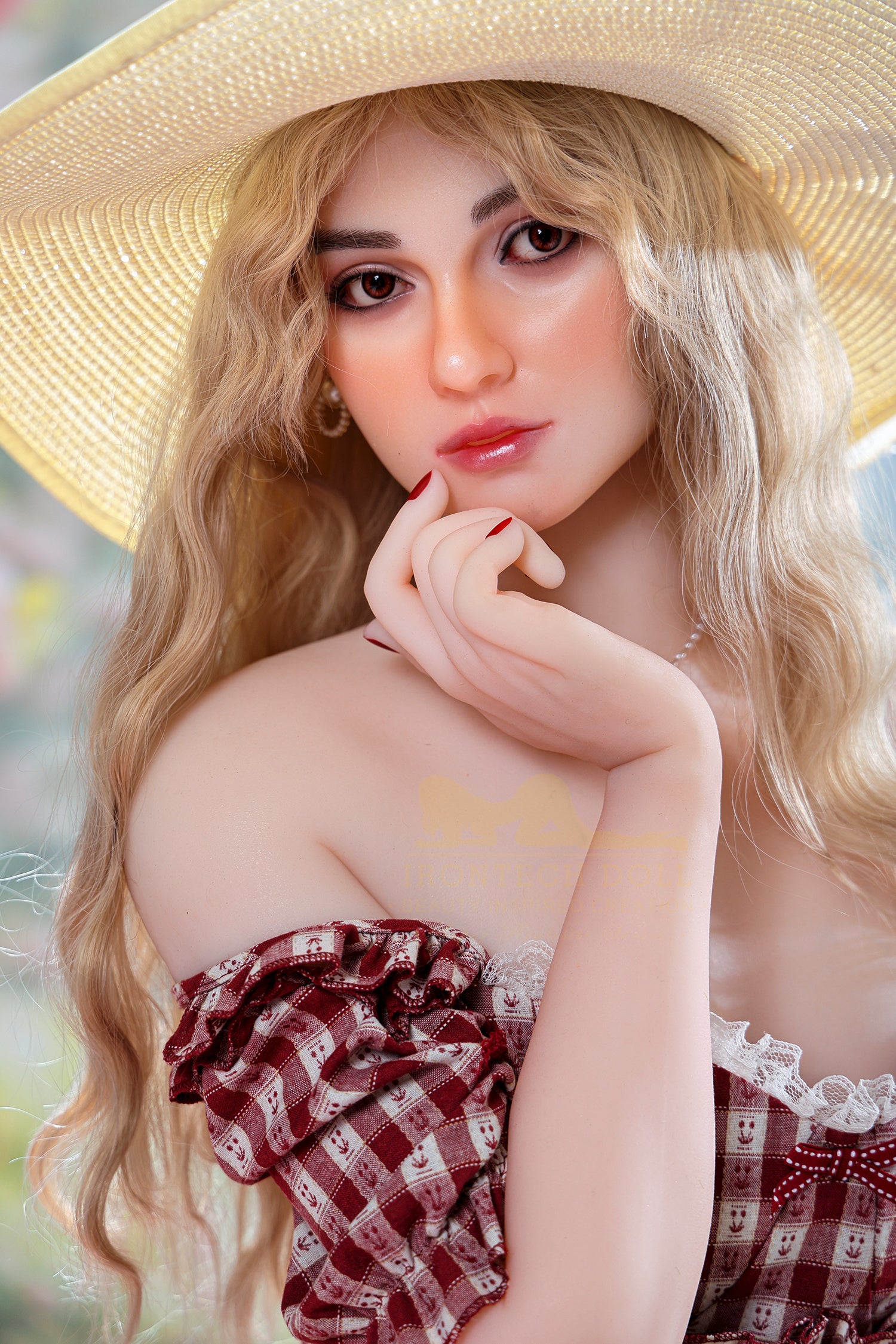 162cm/5ft3 A-cup Silicone Head TPE Body Sex Doll – Tina