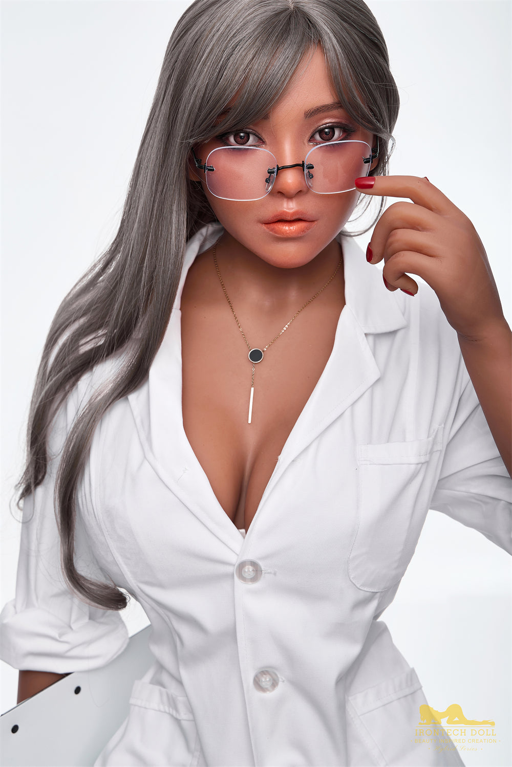 164cm/5ft4 E-cup Silicone Head TPE Body Sex Doll – Eileen