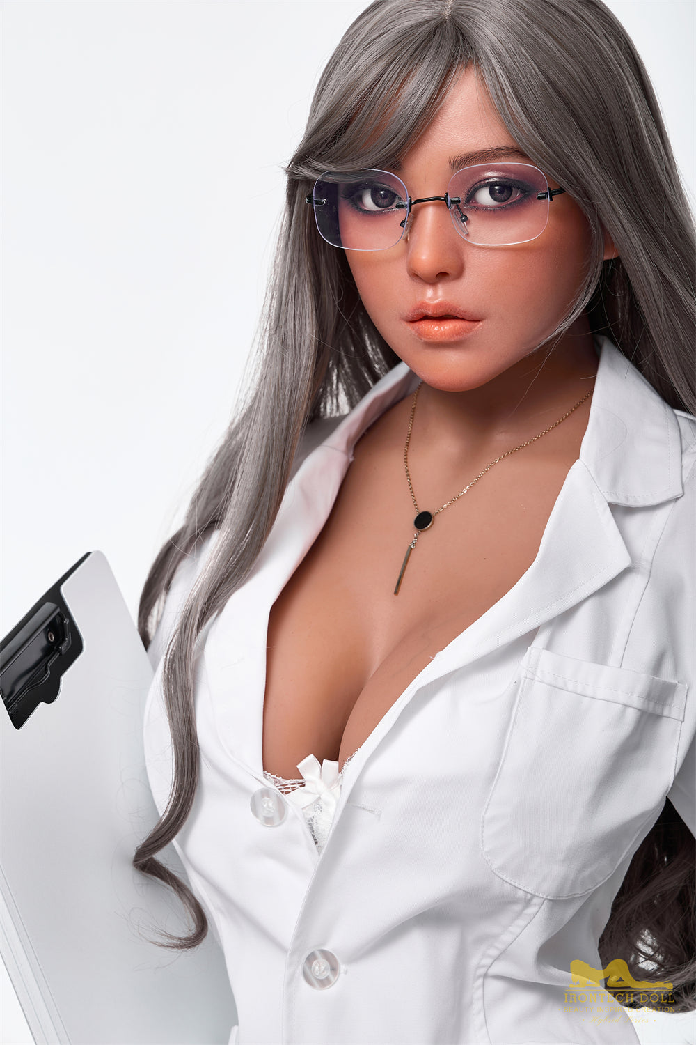 164cm/5ft4 E-cup Silicone Head TPE Body Sex Doll – Eileen