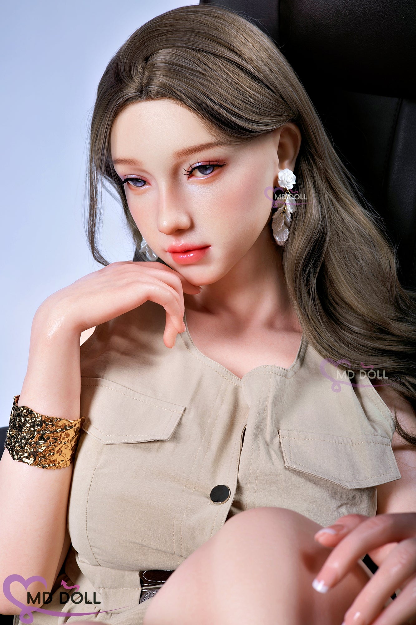 166cm/5ft4 F-cup Silicone Sex Doll –Gabriella