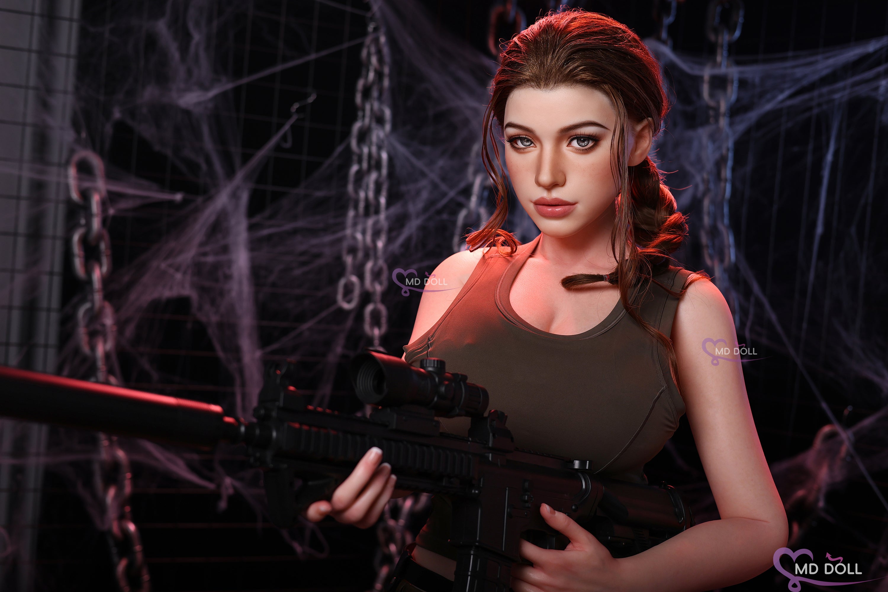 160cm/5ft3 F-cup Silicone Sex Doll – Hazel