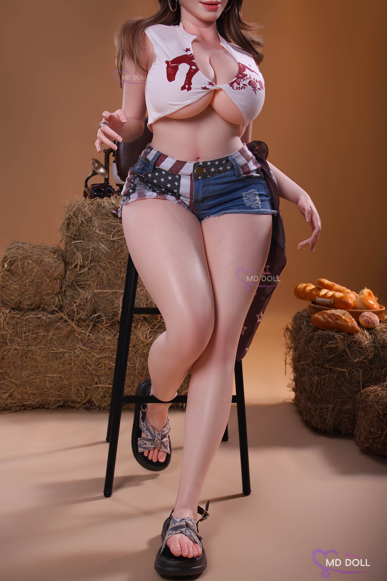 162cm/5ft3 H-cup Silicone Sex Doll – Fiona