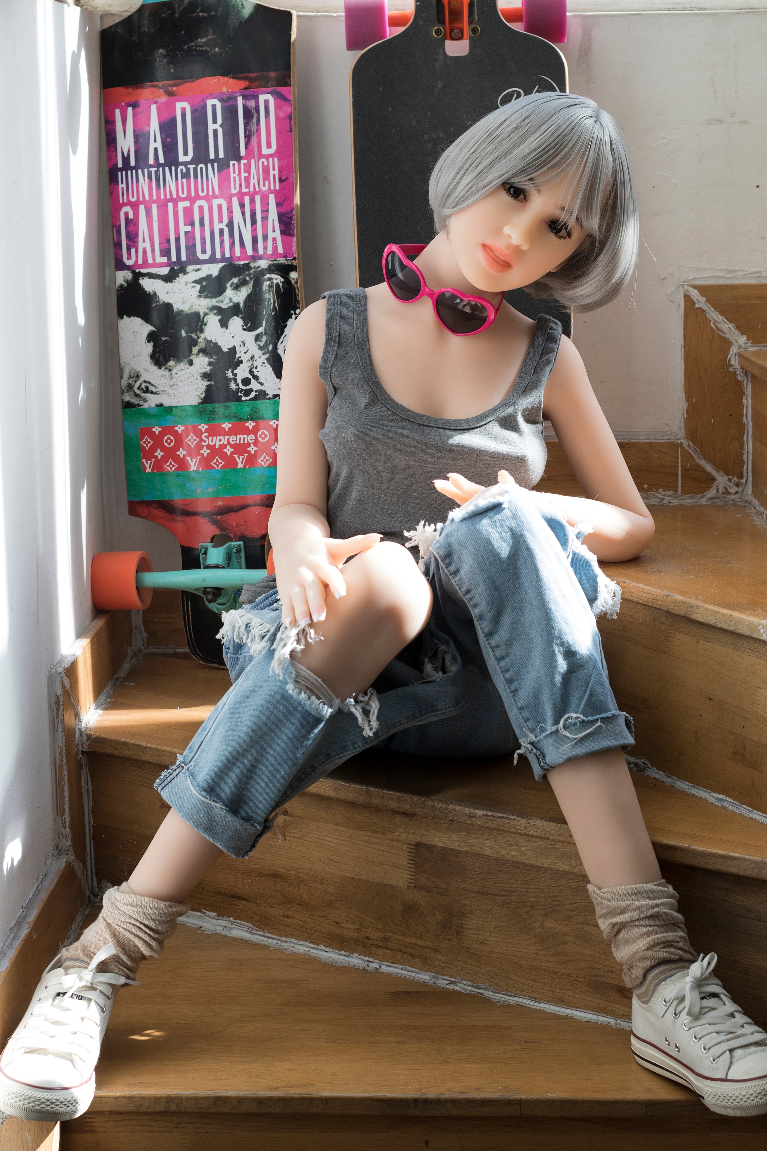 156 cm große Sexpuppe mit B-Körbchengröße und S-TPE-Muschel – Bianca