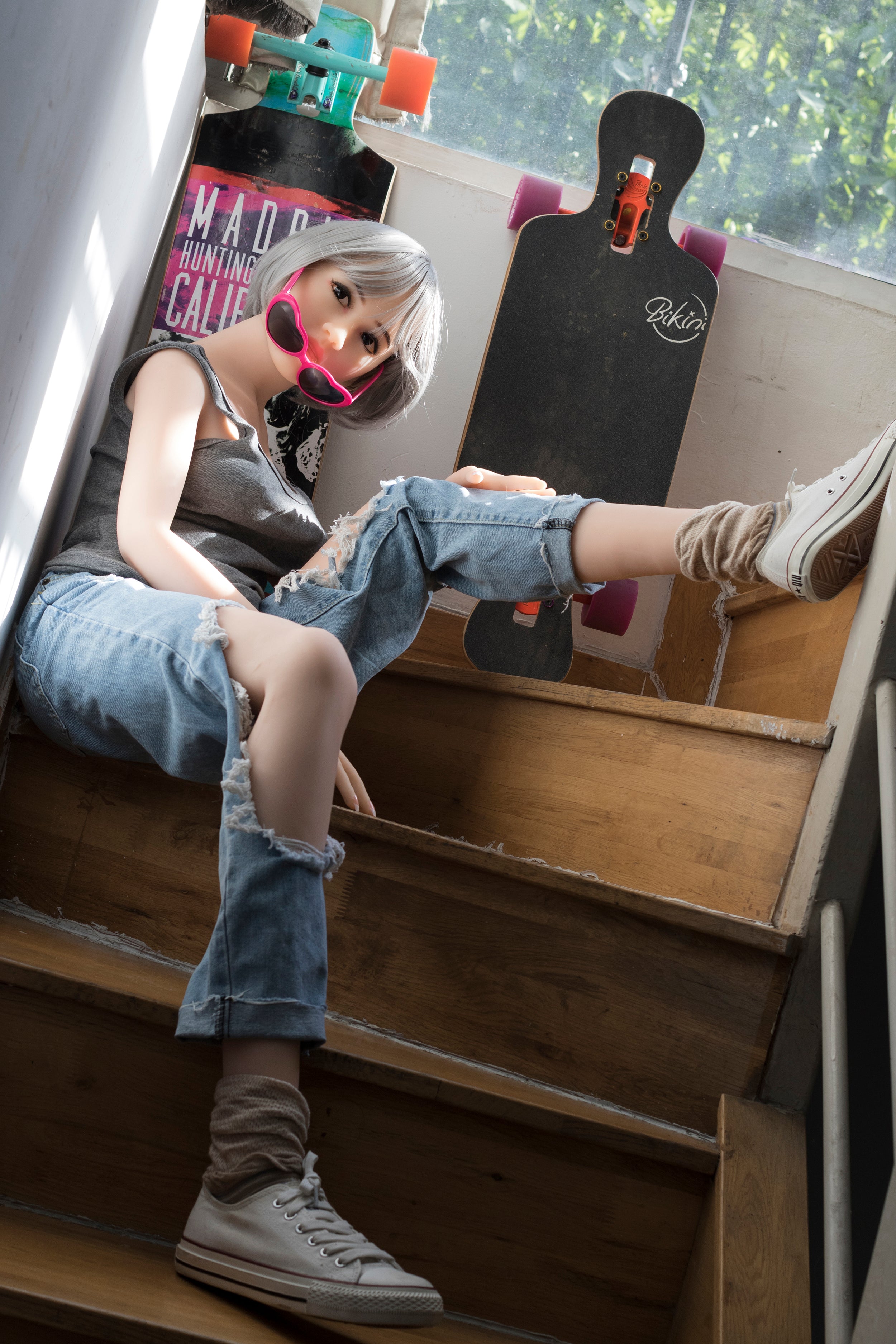 156 cm große Sexpuppe mit B-Körbchengröße und S-TPE-Muschel – Bianca